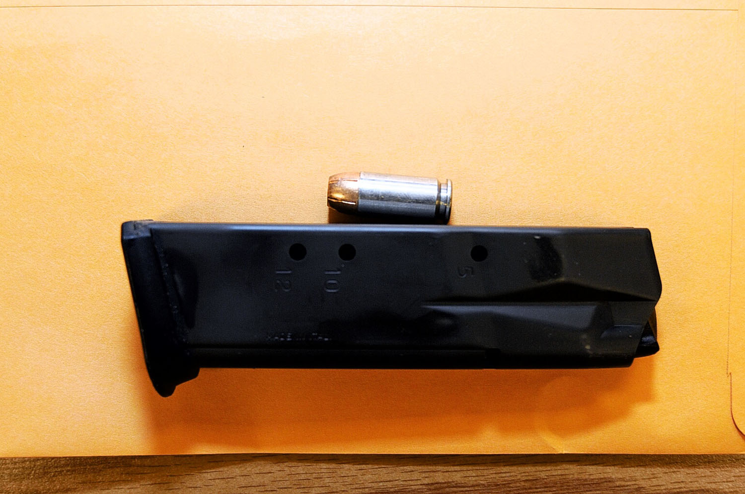 A bullet found in Officer Wilson's weapon after the shooting of Michael Brown
