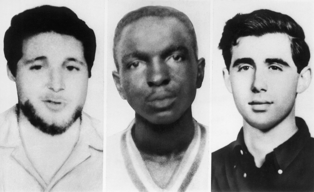 From left, Michael Schwerner, James Chaney, and Andrew Goodman (Underwood Archives / Getty Images)