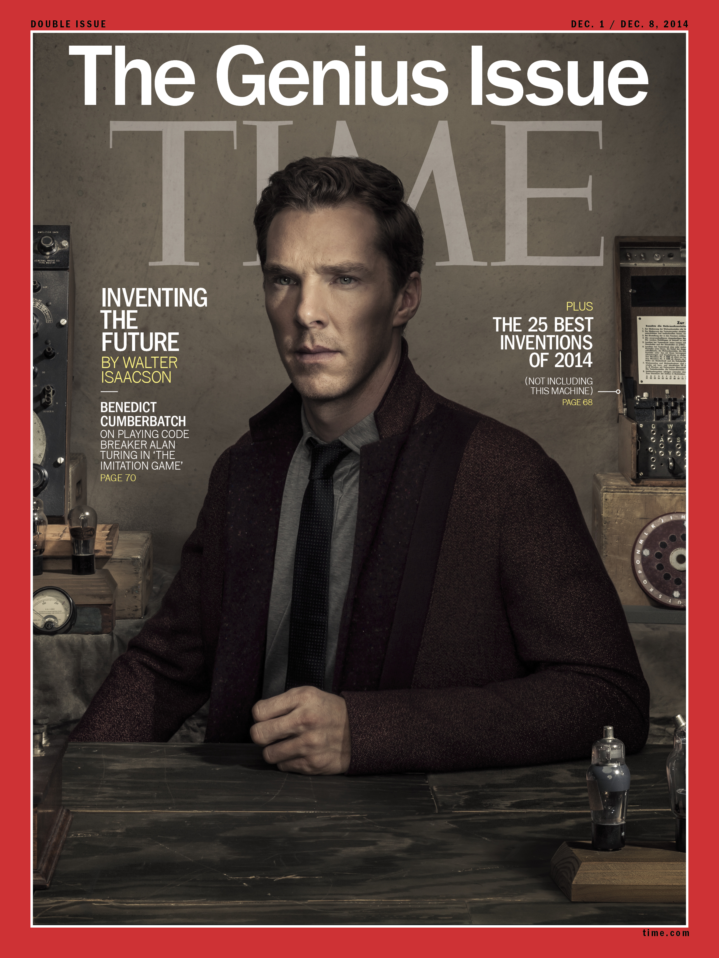The Genius Issue Benedict Cumberbatch Time Magazine Cover