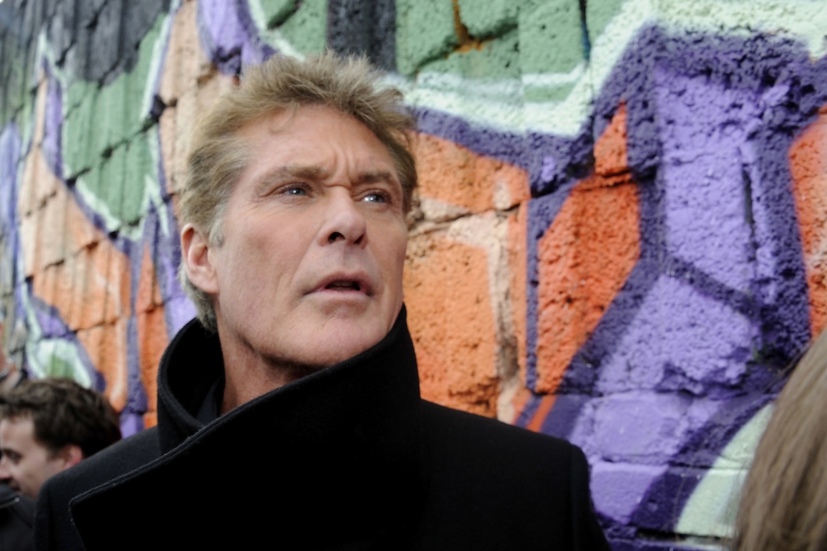 David Hasselhoff Attends 'Save the Wall' Protest At East Side Gallery