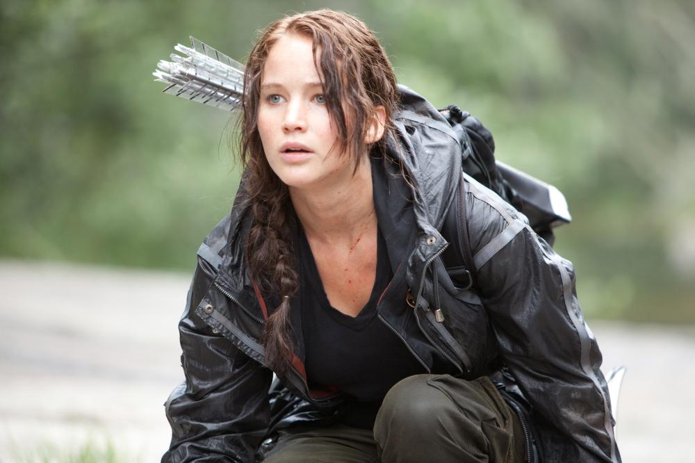 Jennifer Lawrence in 'The Hunger Games,' 2012.