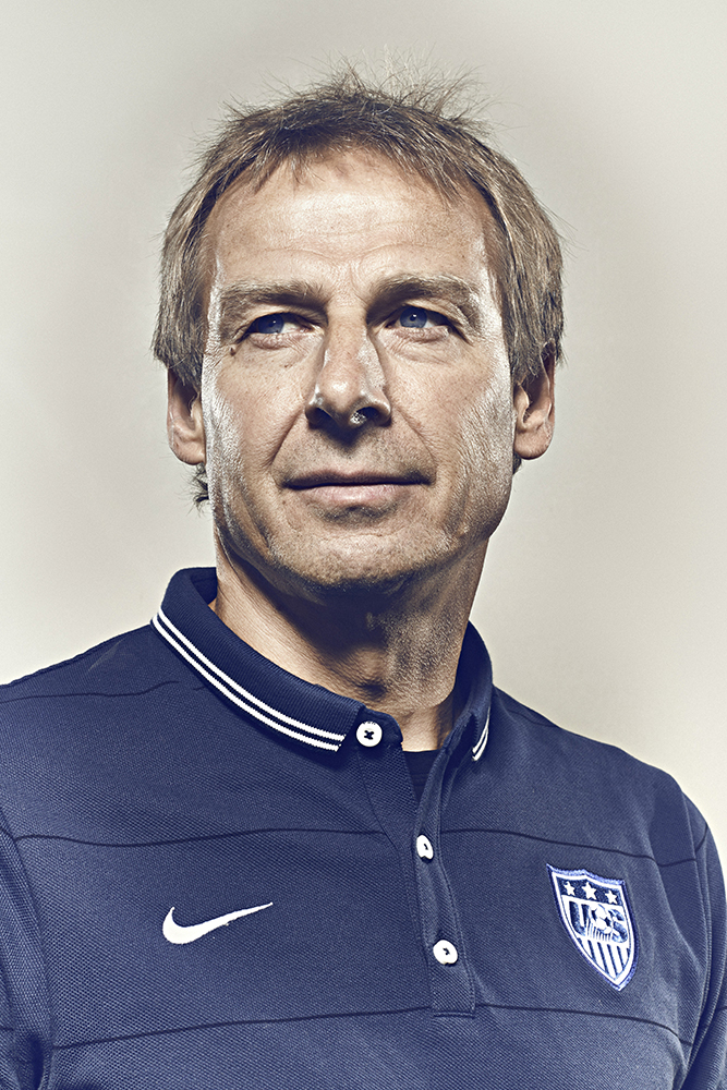 Jürgen Klinsmann. From  Stars, Stripes and Soccer.  June 23, 2014 issue.