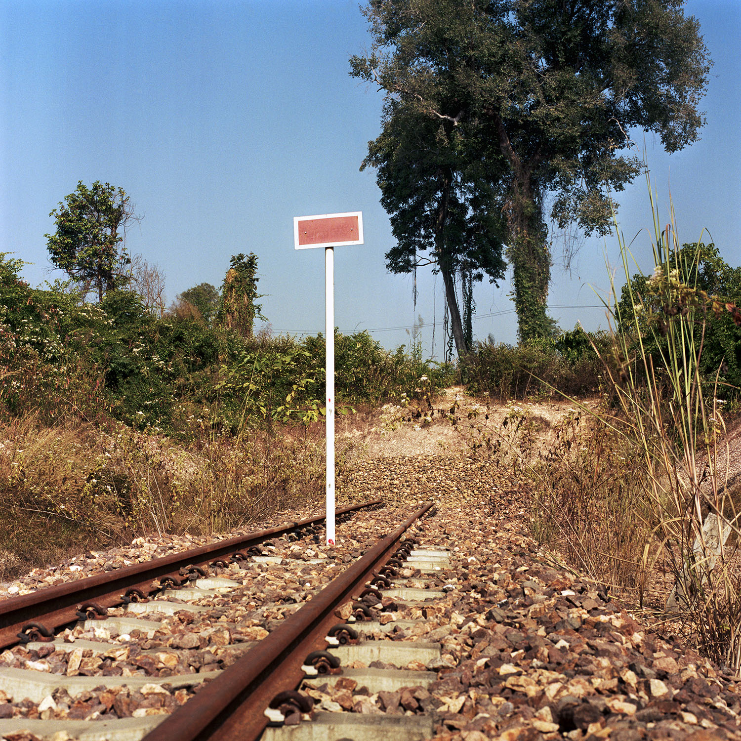 The one and only railway line in Laos. 2011.