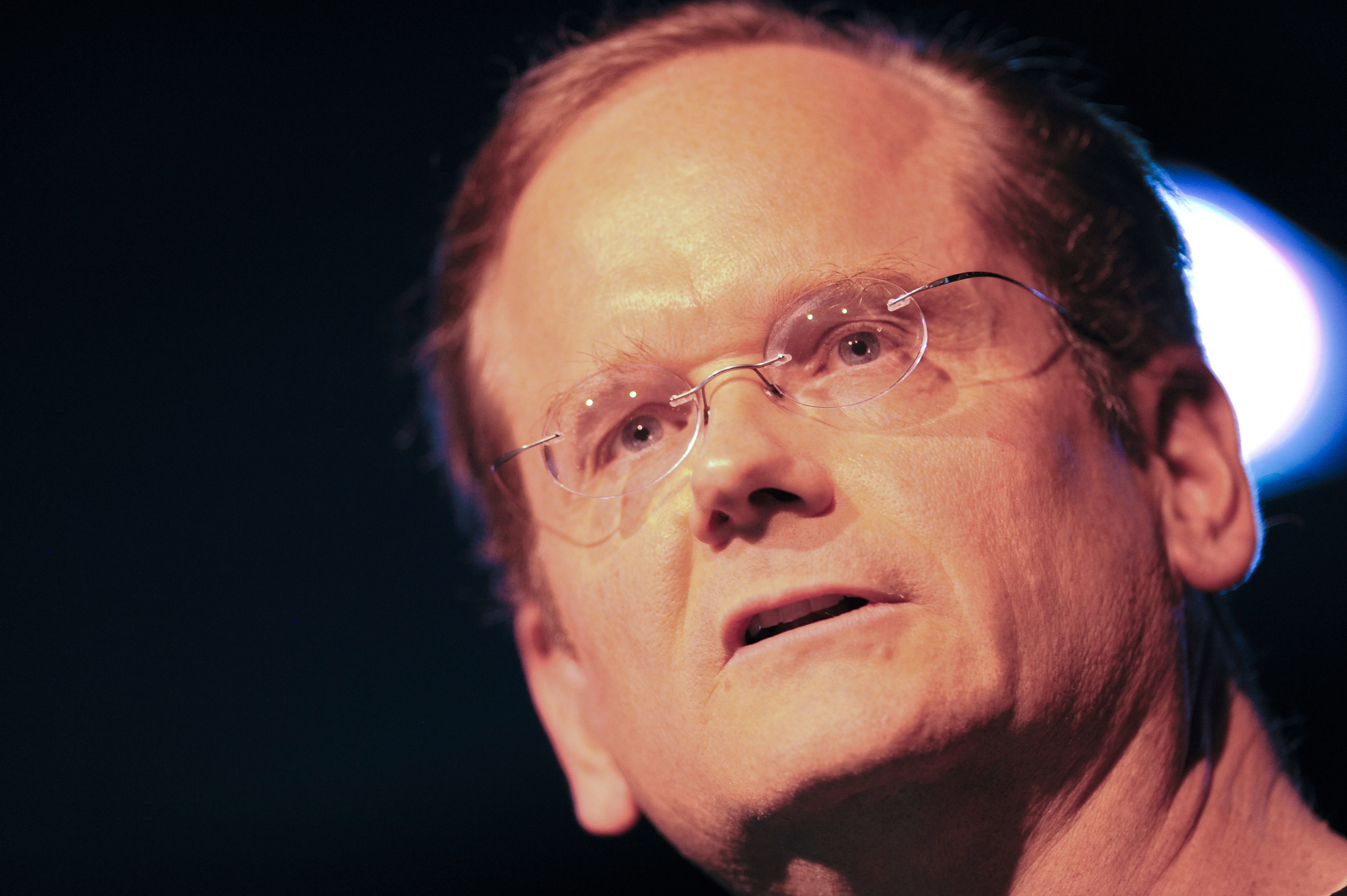 Lawrence Lessig speaks during the Aspen Ideas Festival 2011 on June 27, 2011 in Aspen, Colorado. (Riccardo S. Savi—Getty Images)