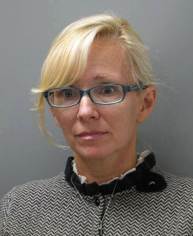 In this undated photo provided on Nov. 5, 2014 by the Delaware State Police, Molly Shattuck of Baltimore, poses for a police mug shot.