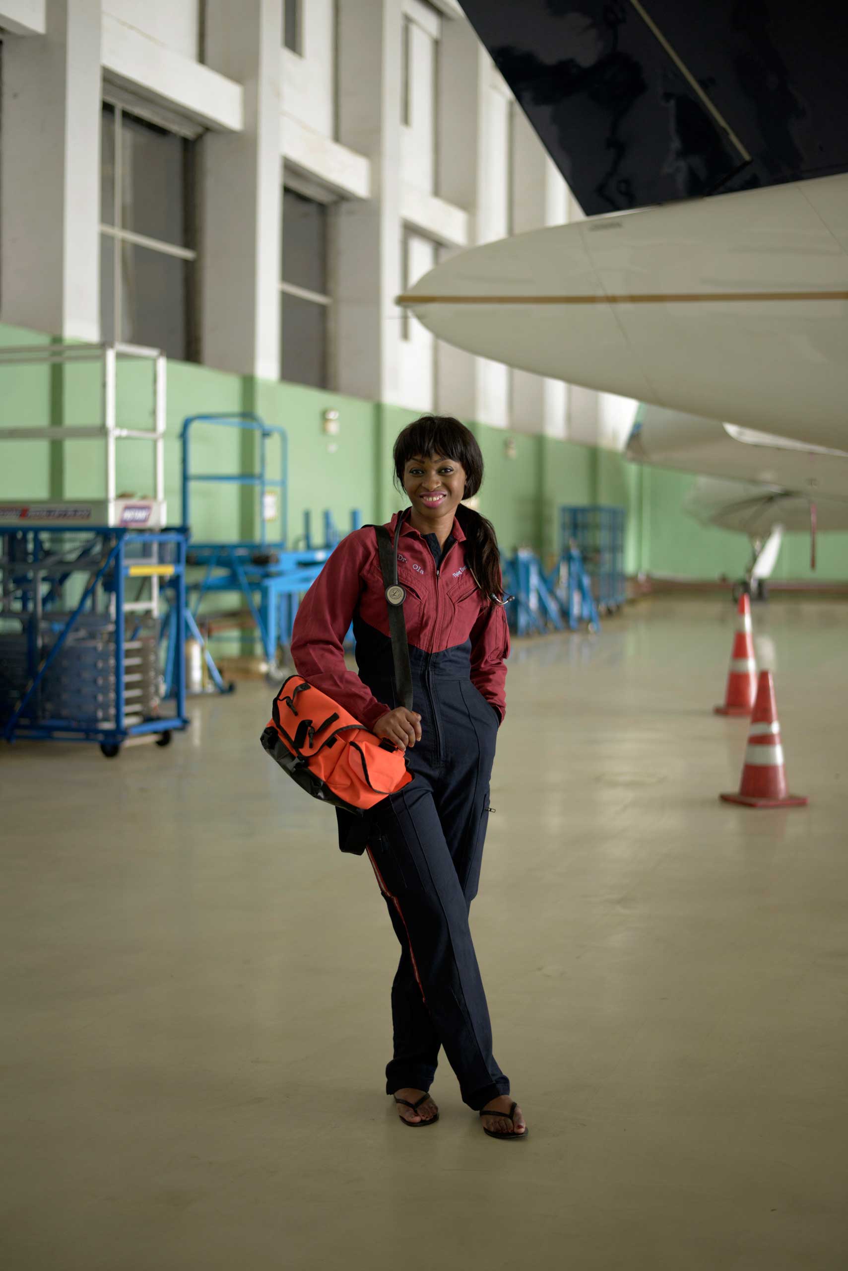 Flying Doctor Ola Orekunrin in Lagos, Nigeria on Aug. 21, 2014.
