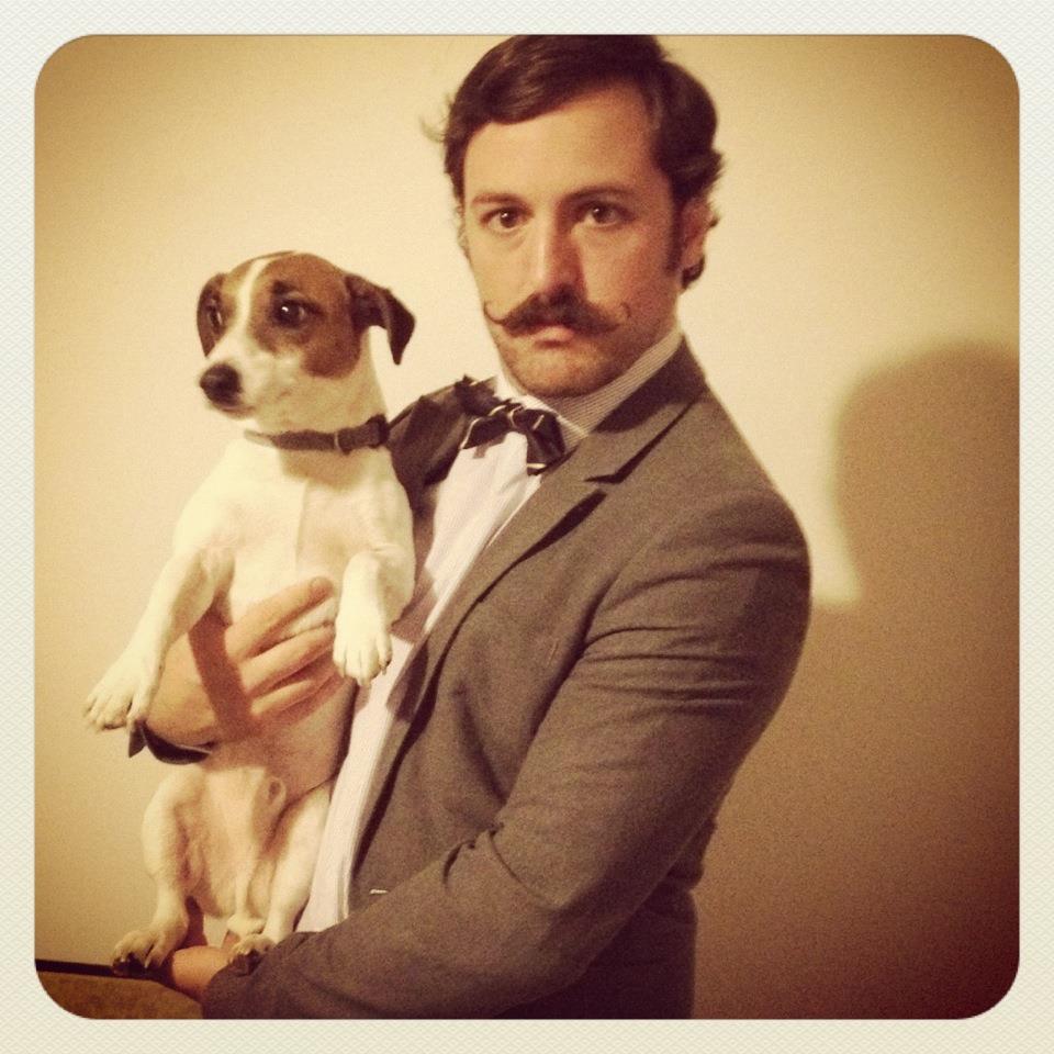 Causgrove with his dog Oliver. (Adam P. Causgrove)