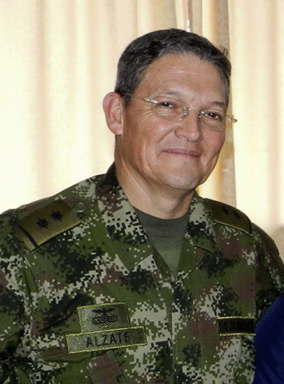 Colombian Army General Rubén Darío Alzate (Colombian Army Press Office/AFP/Getty Images)