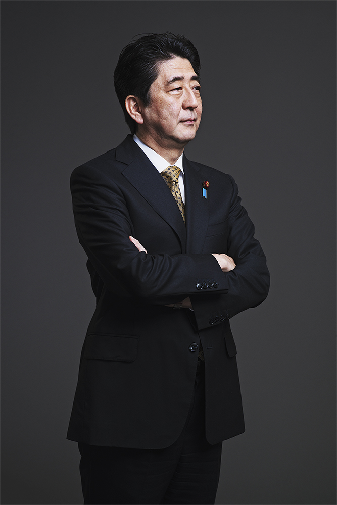 Tokyo, Japan : April 5, 2014Portrait of Prime Minister Shinzó Abe CREDIT BELOW:Takashi Osato for TIME