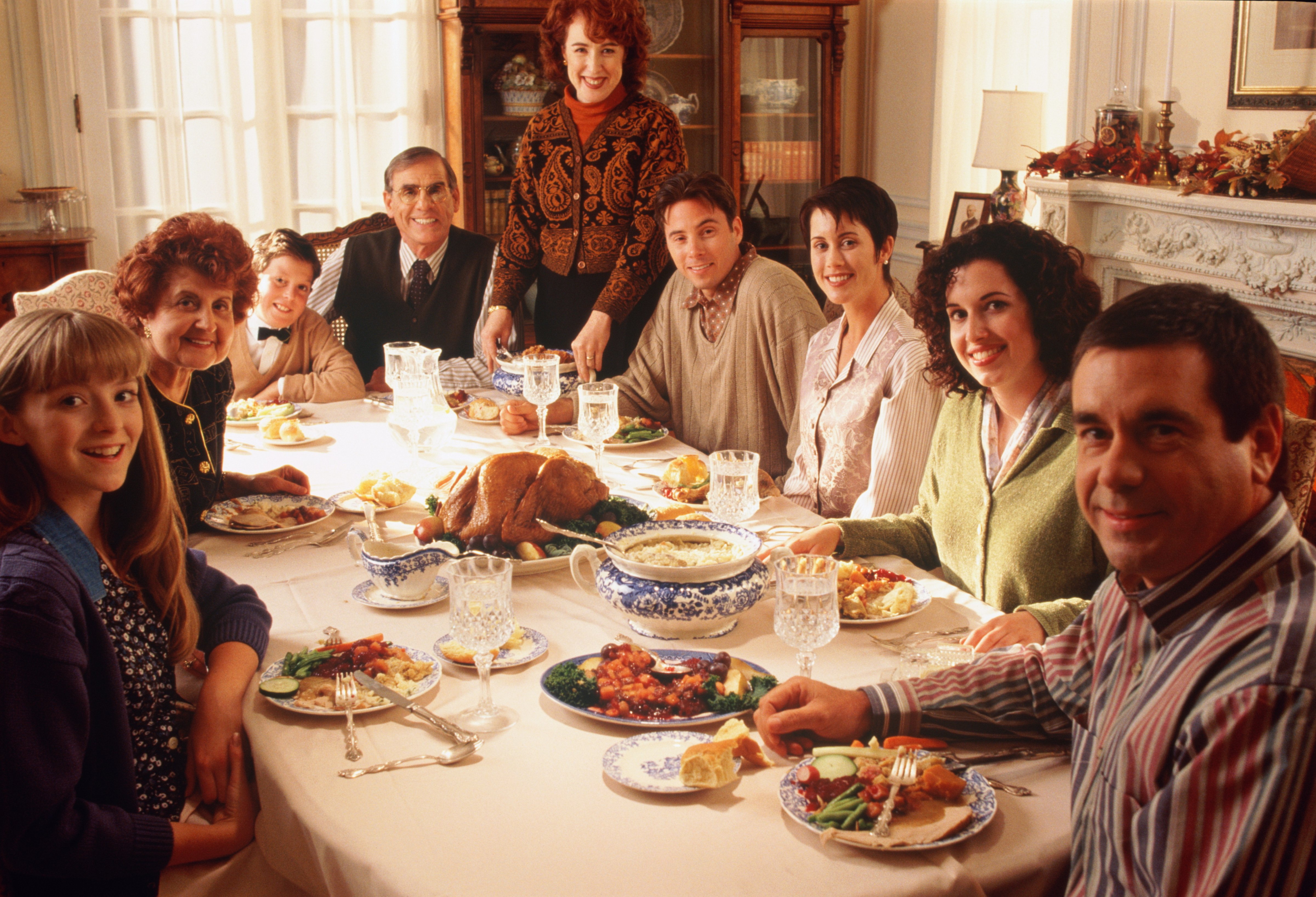 Thanksgiving dinner (Bruce Ayres&mdash;Getty Images)