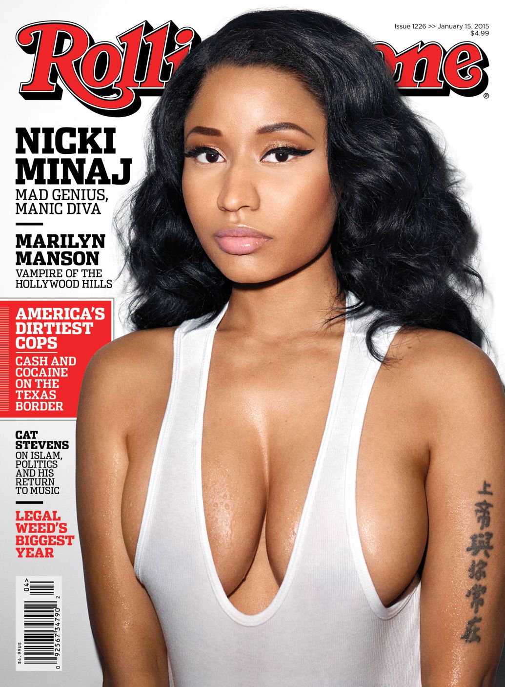 Nicki Minaj on the cover of Rolling Stone (Rolling Stone)