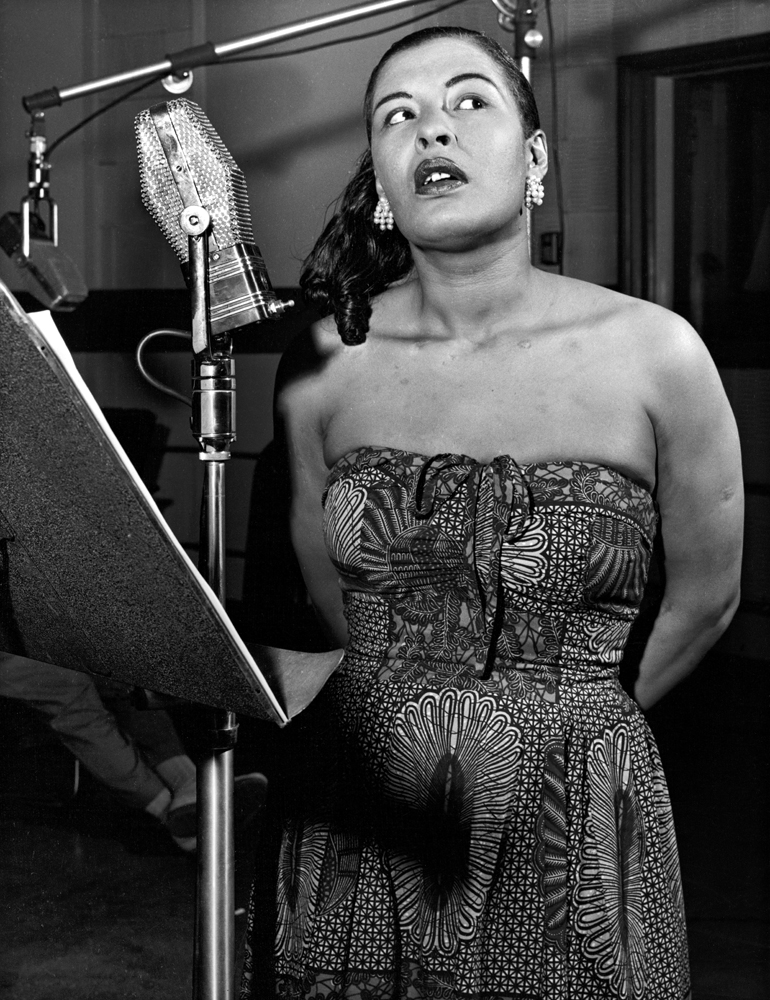 Billie Holiday, early 1950s.