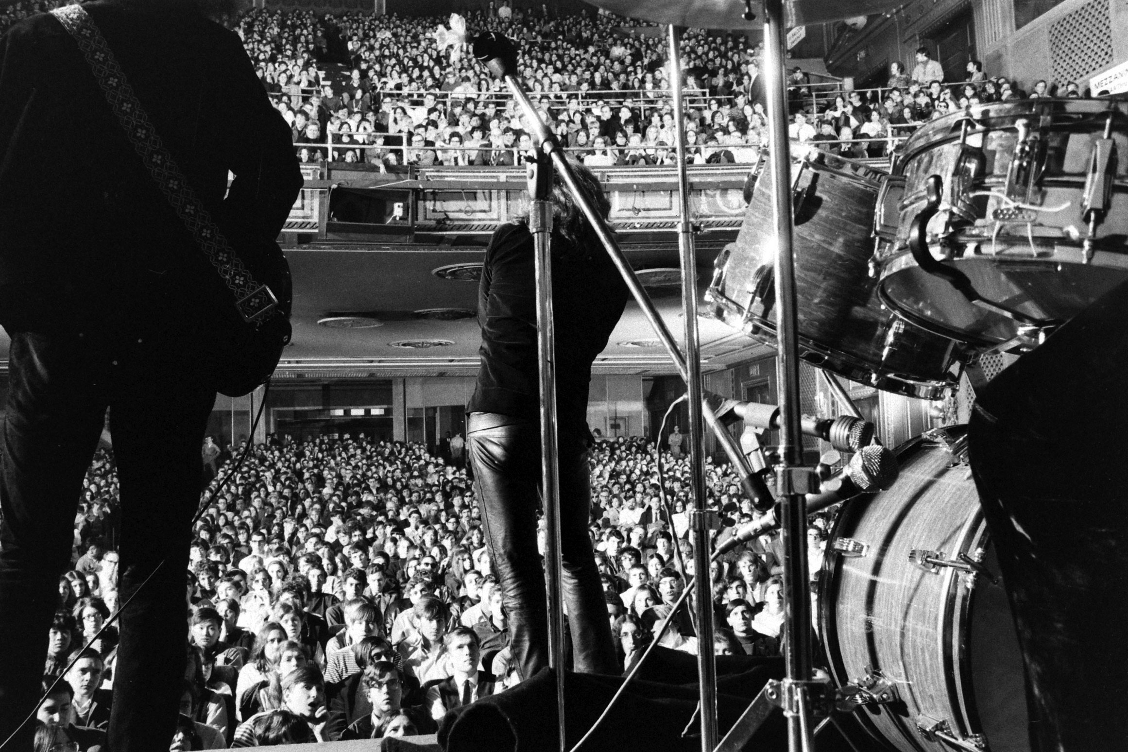 The Doors perform at New York City's Fillmore East in 1968.