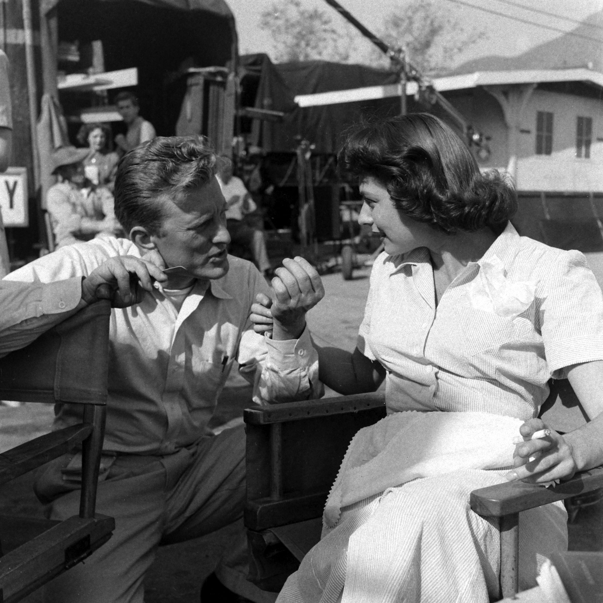 Kirk Douglas and Ruth Roman, 1949.