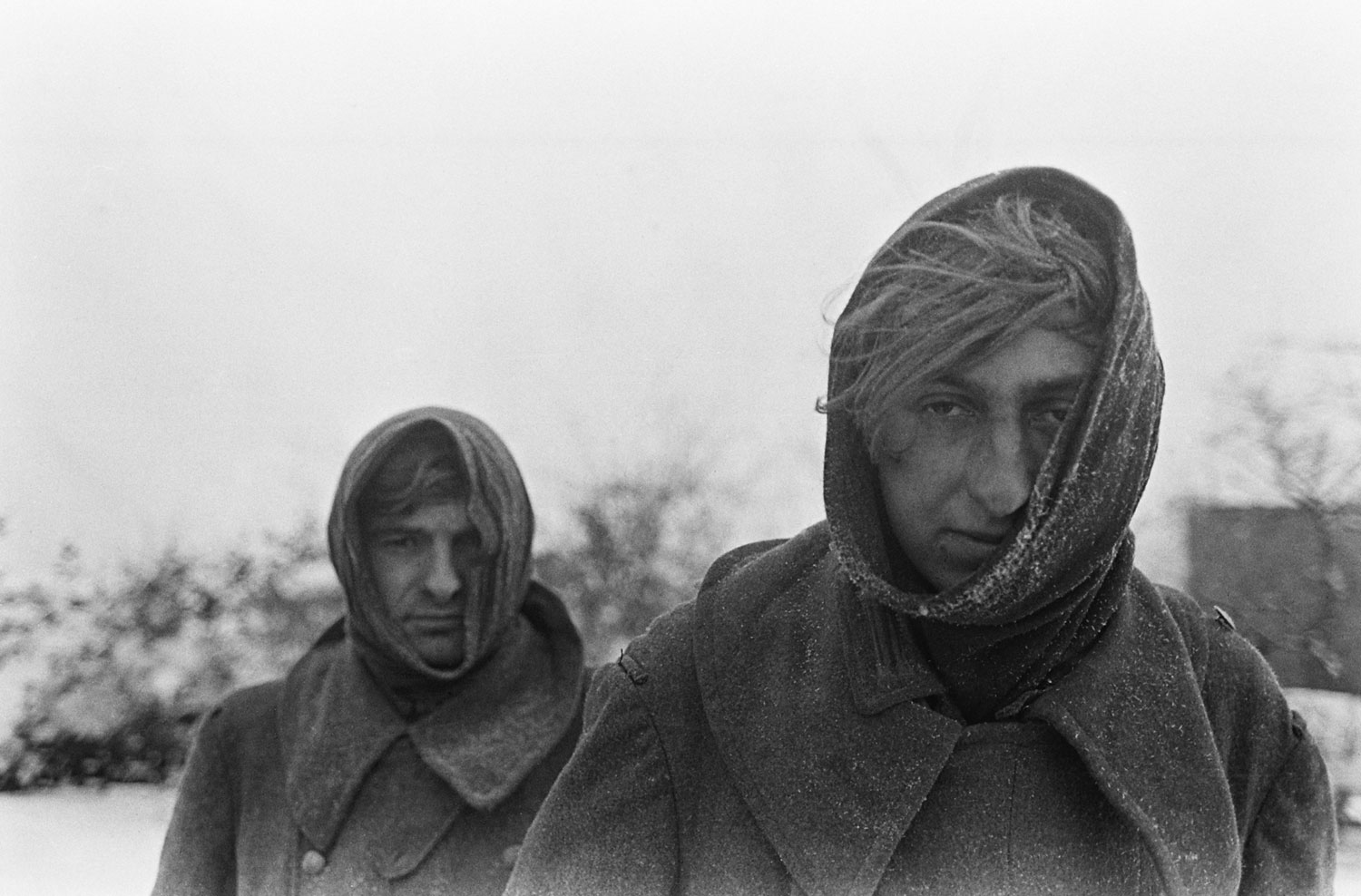 German POWs, Battle of the Bulge, January 1945.