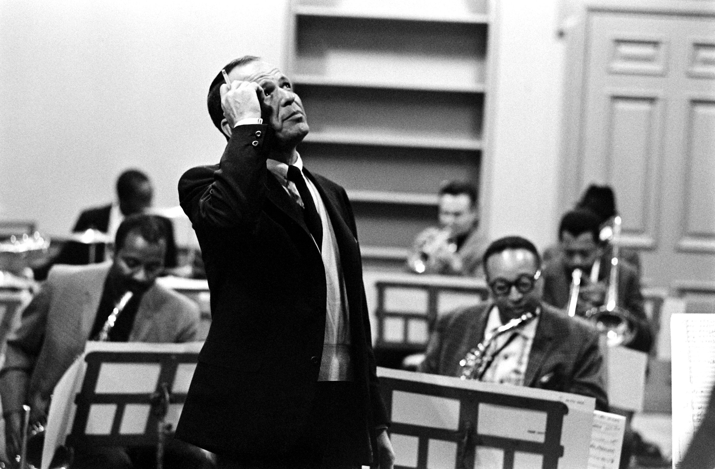 Frank Sinatra rehearsing, 1965
