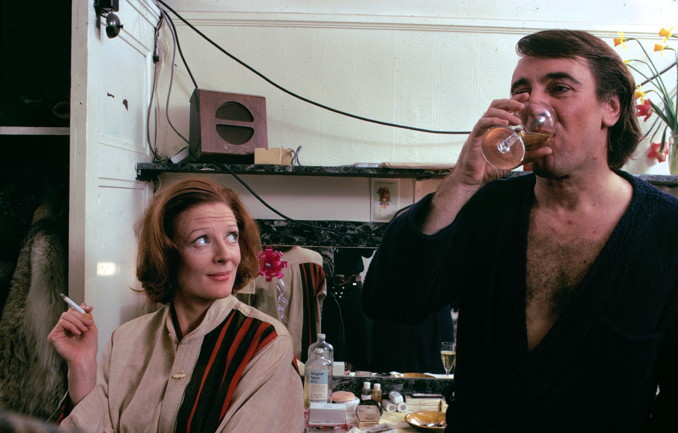 Maggie Smith and Robert Stephens, 1971