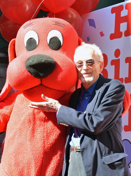 Clifford's creator, Norman Bridwell, attends Clifford The Big Red Dog 50th Anniversary Celebration at Scholastic Inc. Headquarters on Sept. 24, 2012 in New York City (Slaven Vlasic—Getty Images)