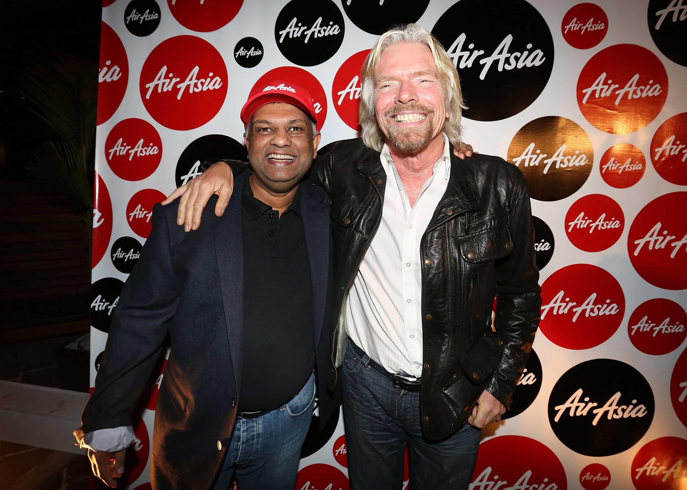 Tony Fernandes, Sir Richard Branson Attends AirAsia Cocktail Party