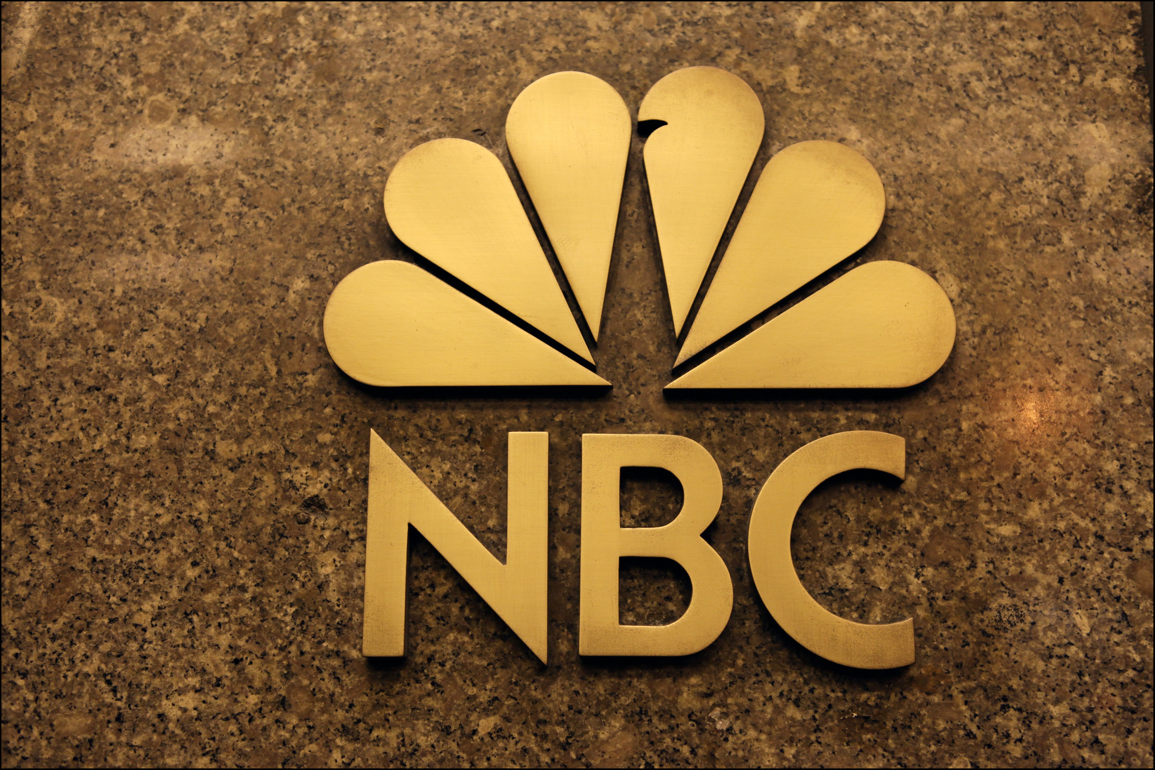 NBC Logo At Entrance Of GE Building