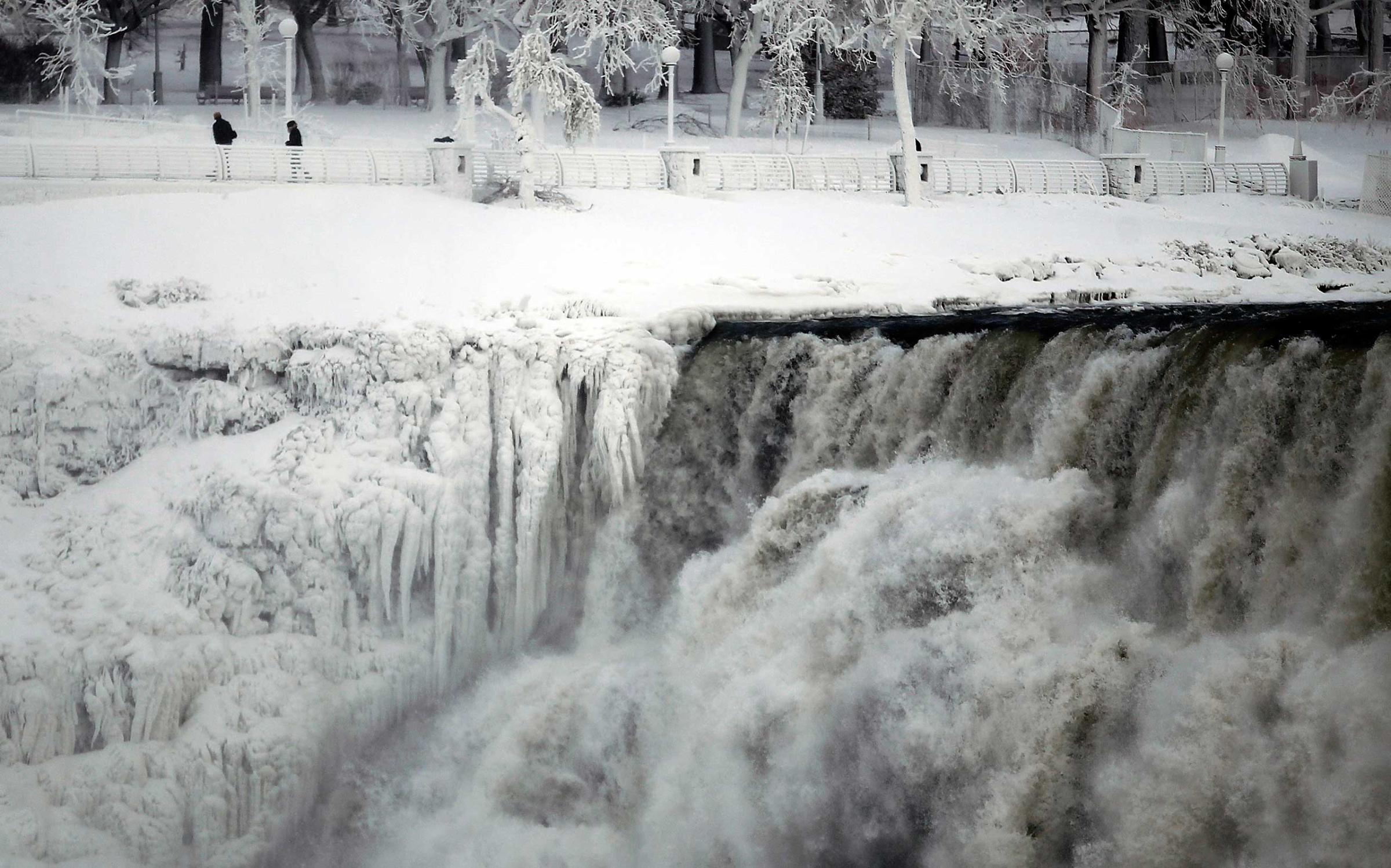 2014 Natural Disaster Niagara Falls Polar Vortex