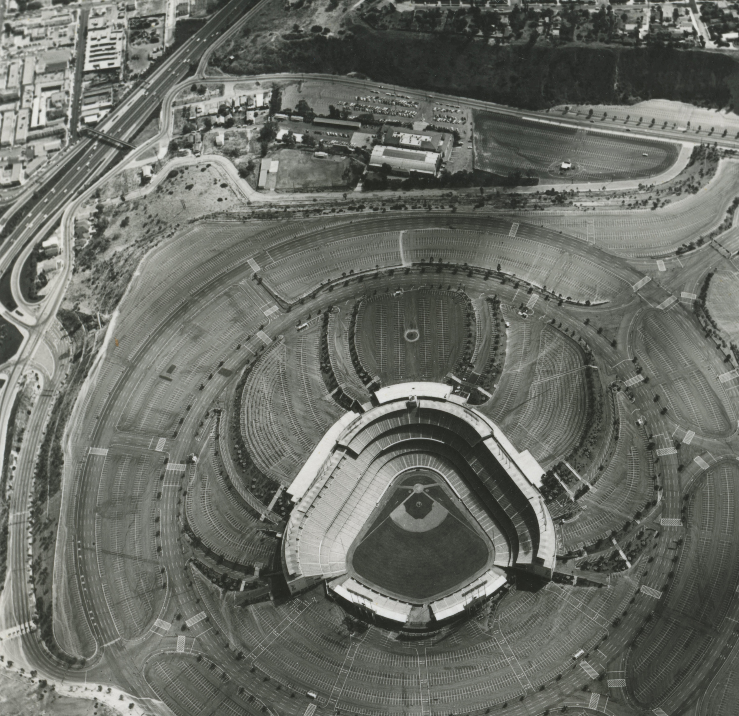 Dodgers Stadium, Los Angeles, 1967-1999.