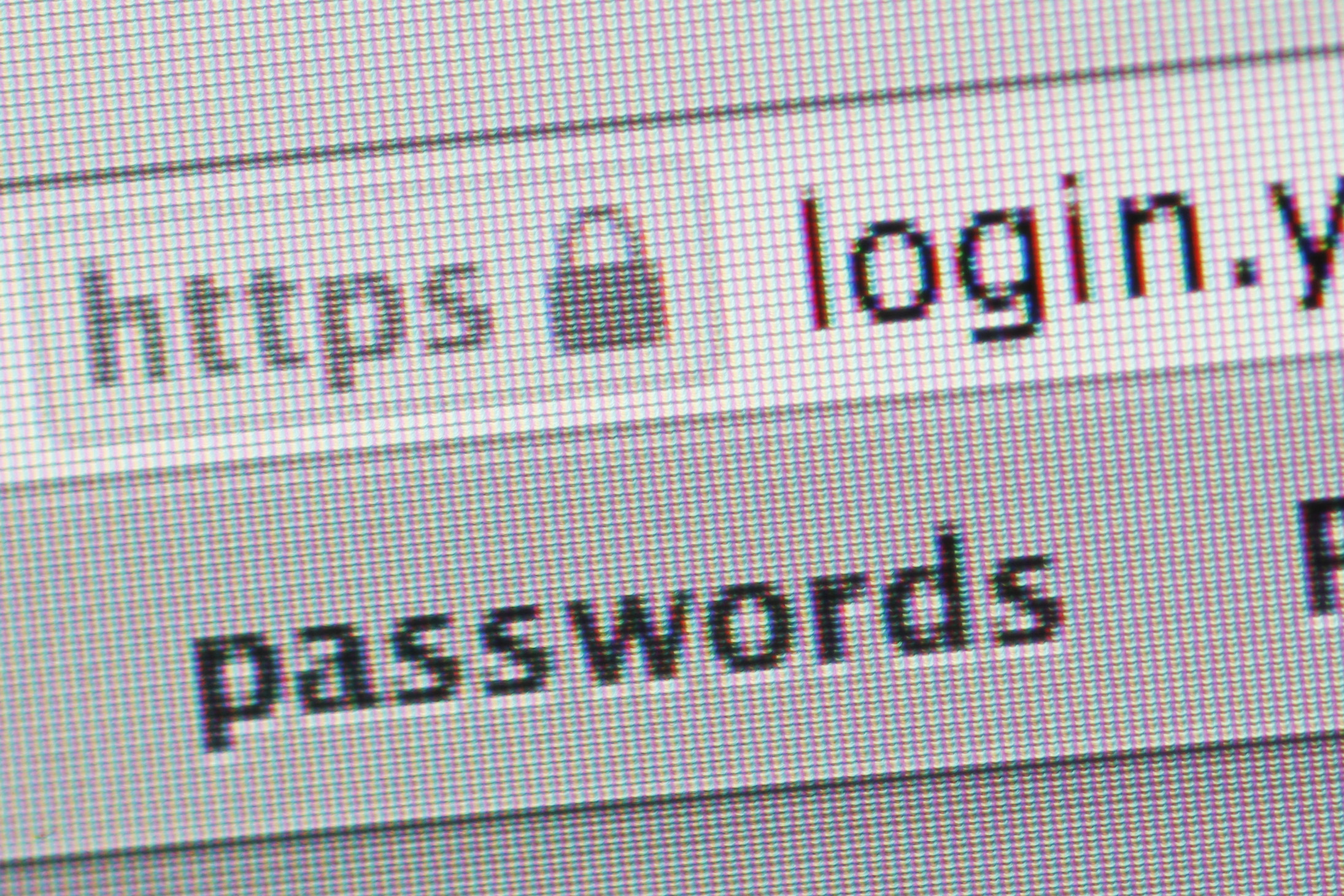 Symbol of a secure website, https, on a computer screen on August 08, 2014, in Berlin, Germany. (Thomas Trutschel—Photothek via Getty Images)