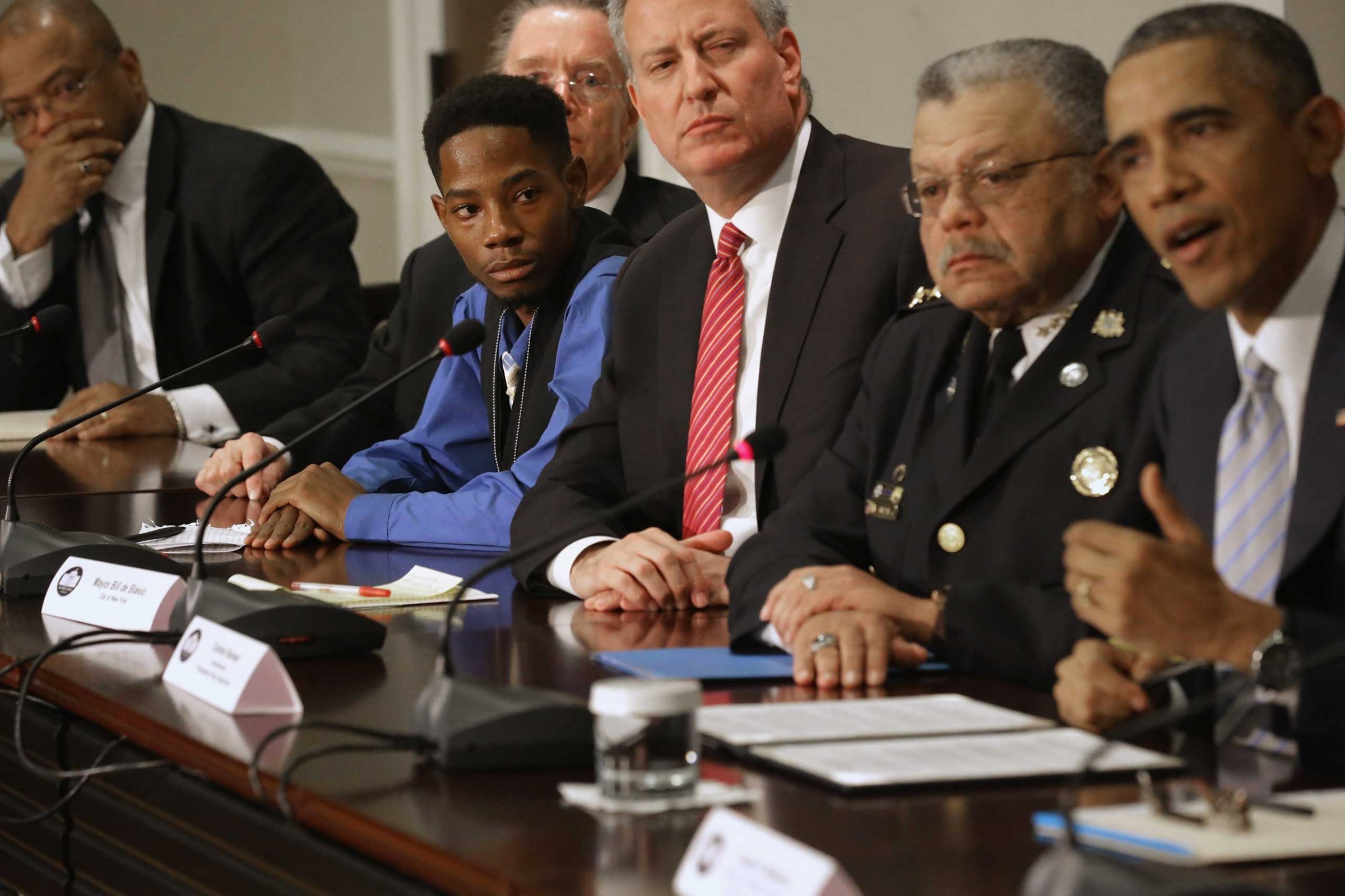 Obama Holds Meeting On Building Trust In Communities After Ferguson Unrest