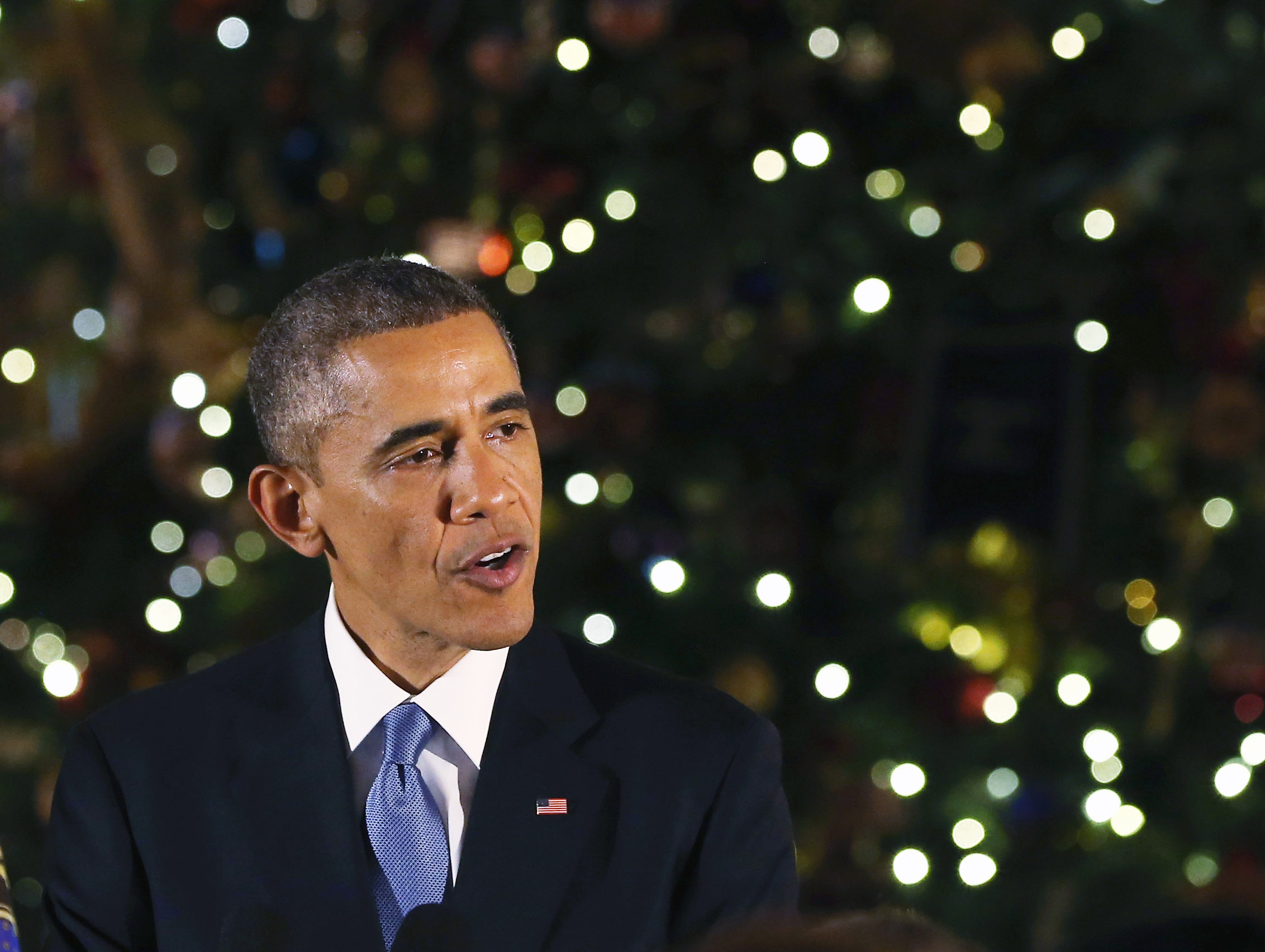President Obama Speaks At White House Hanukkah Reception