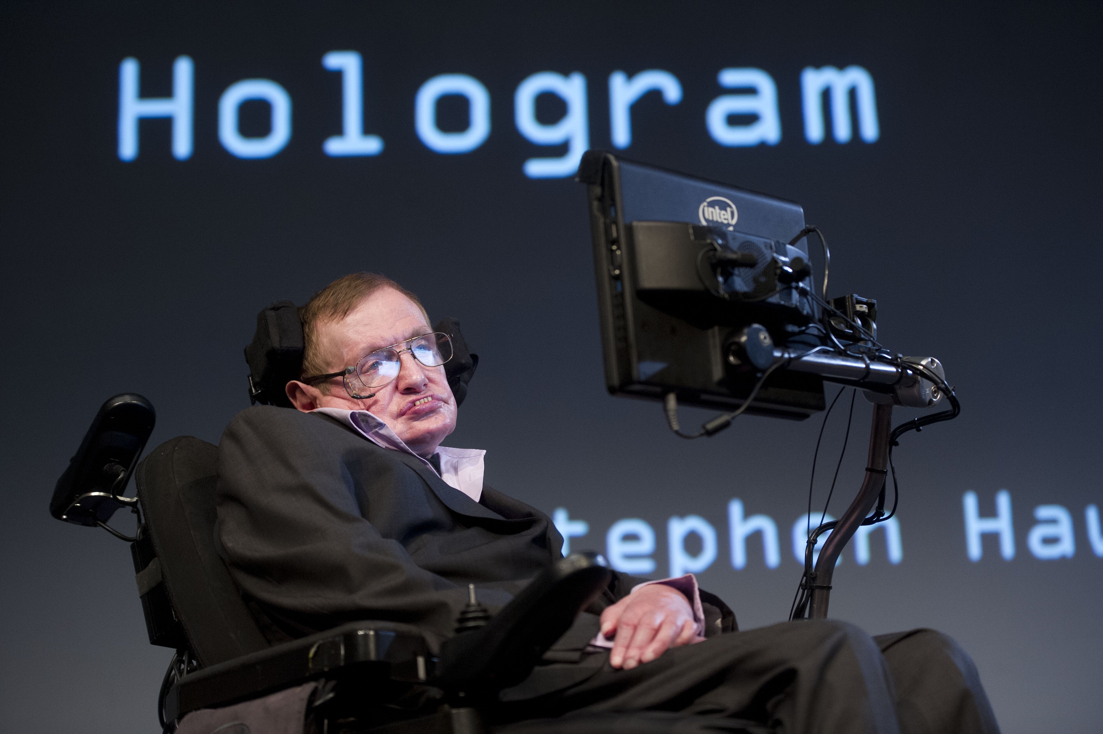 British theoretical physicist professor Stephen Hawking attends a symposium in Amsterdam on May 23, 2014. (Evert Elzinga—AFP/Getty Images)