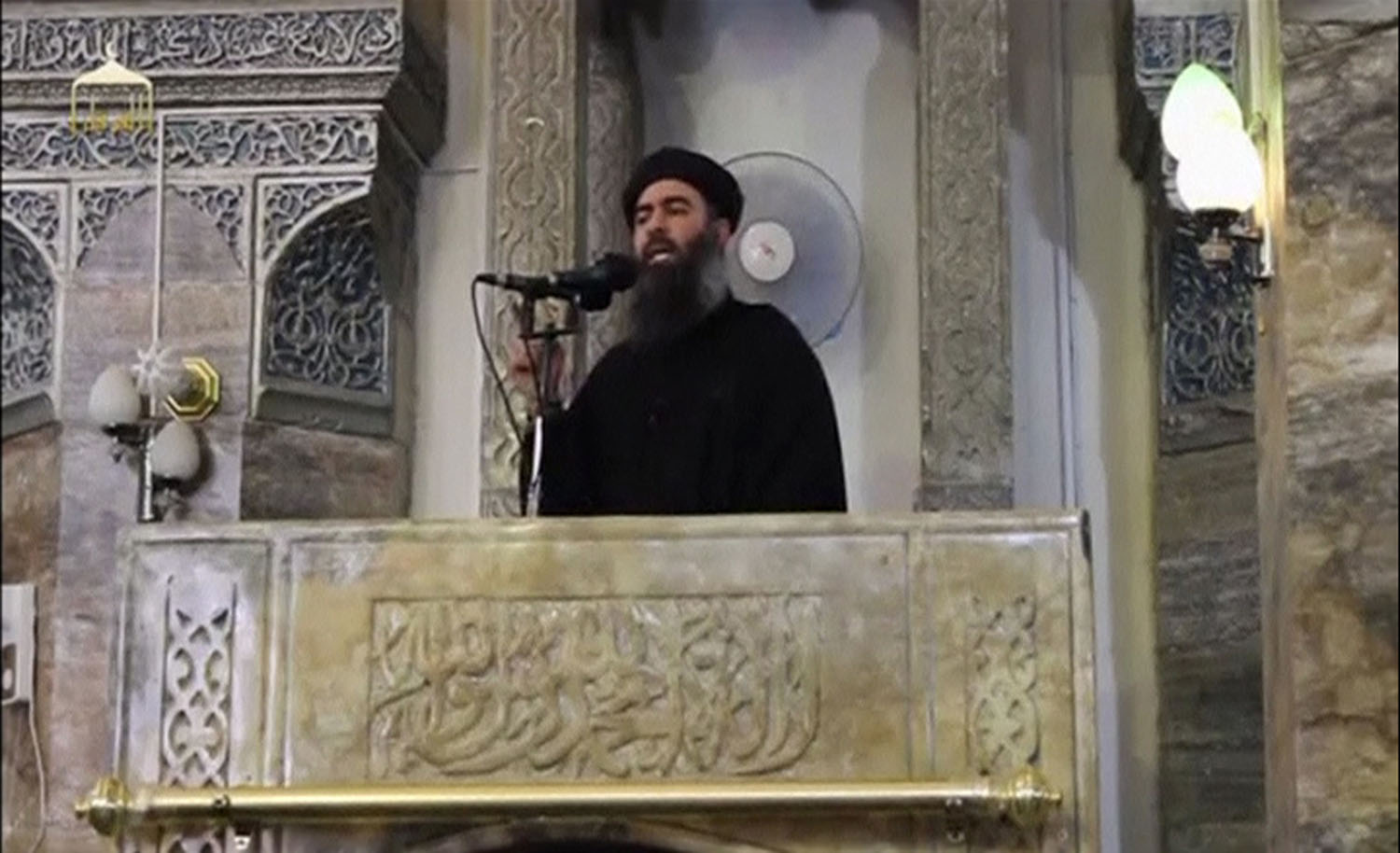 A man purported to be the reclusive ISIS leader Abu Bakr al-Baghdadi. (Reuters)