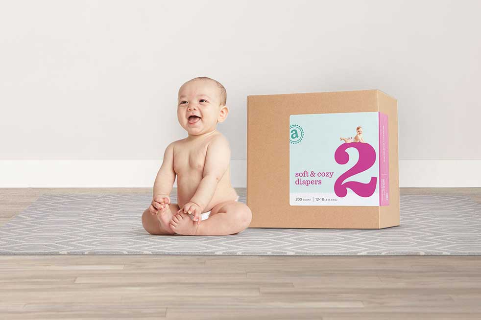 Amazon released a new line of products for Prime members Thursday, beginning with diapers and baby wipes (Amazon)