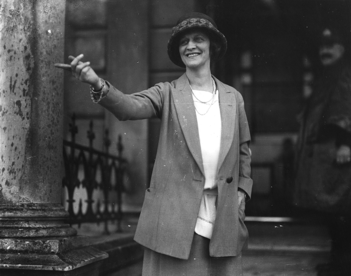 Lady Nancy Astor in Plymouth, England, in November of 1923 (Gill / Getty Images)