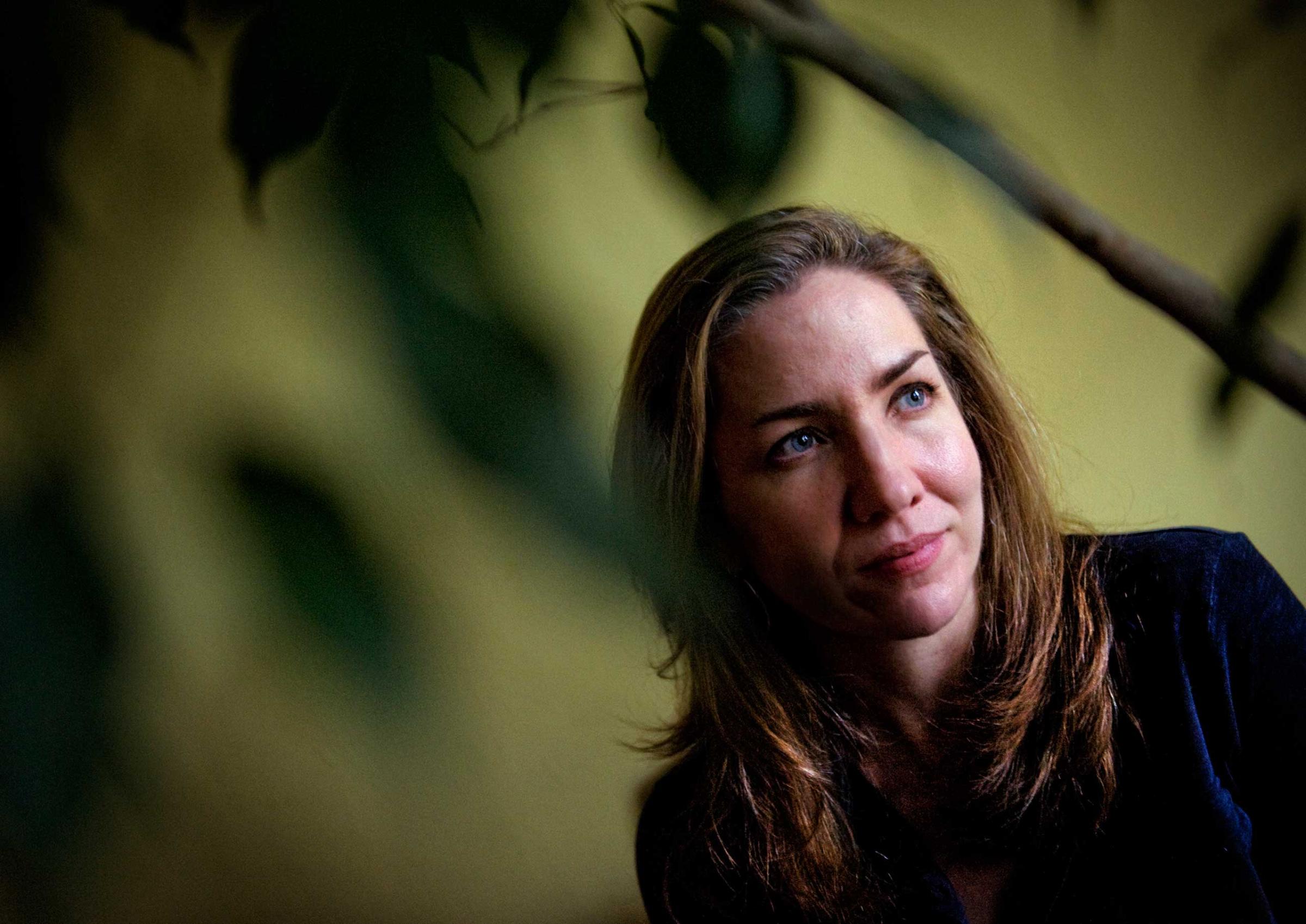 Laura Hillenbrand,  whose latest book "Unbroken" has just come out, in her home in Washington, DC.