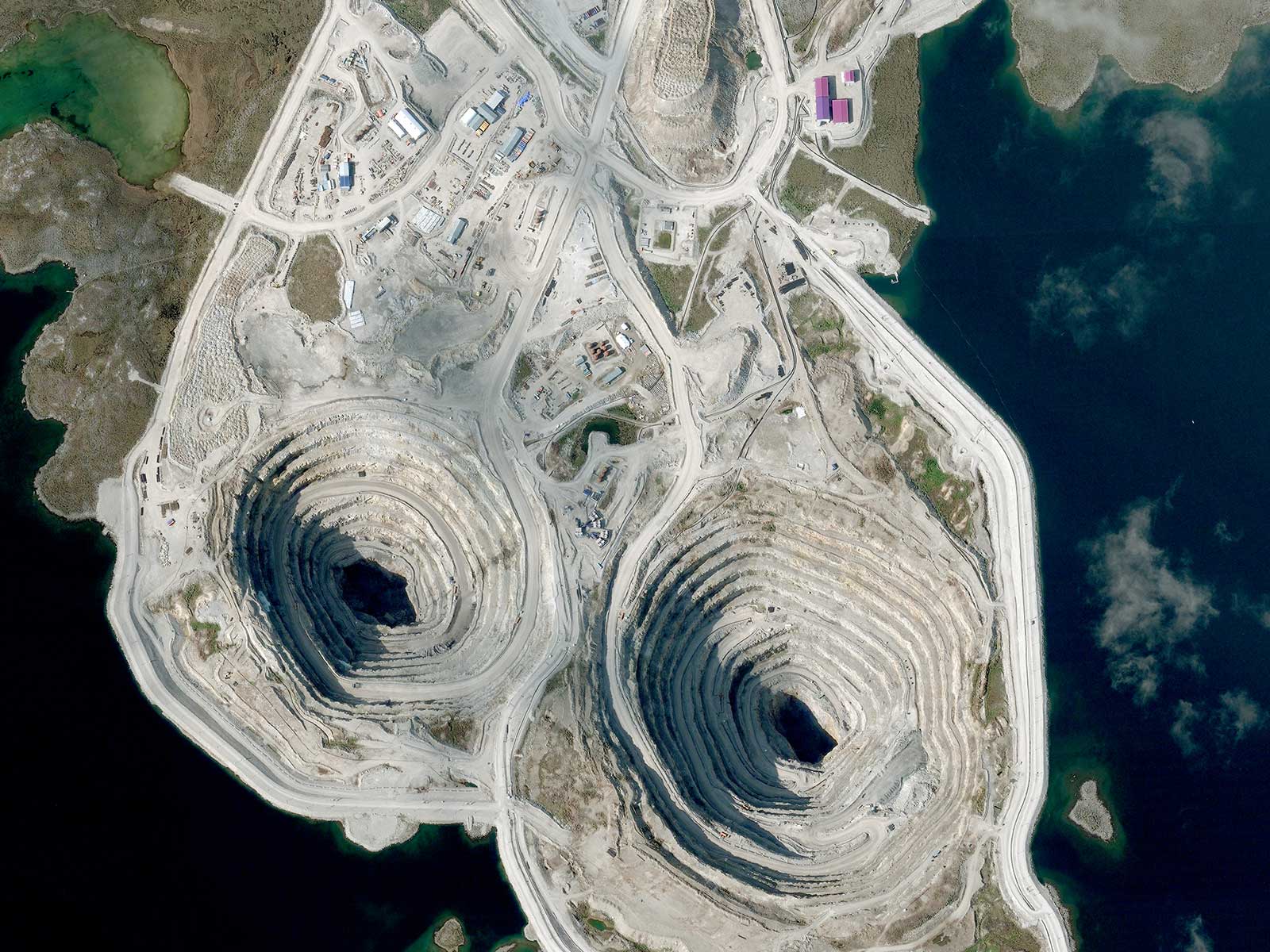 The Diavikk Diamond Mine, Canada, Aug. 21, 2014.