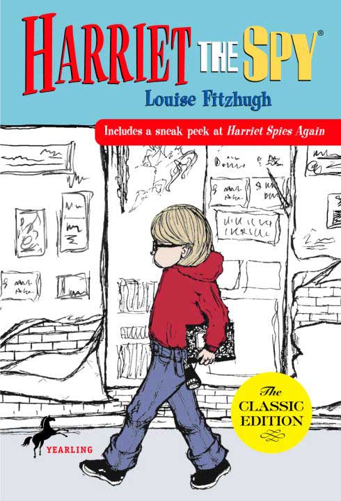 Harriet the Spy, by Louise Fitzhugh.
                              
                              
                              
                              Eleven-year-old Harriet records her observations about friends and classmates in a notebook as training in the hopes of one day becoming a spy. But when her friends come across the notebook, Harriet must confront their anger over her sometimes too honest notes.
                              
                              
                              
                              Buy now: Harriet the Spy