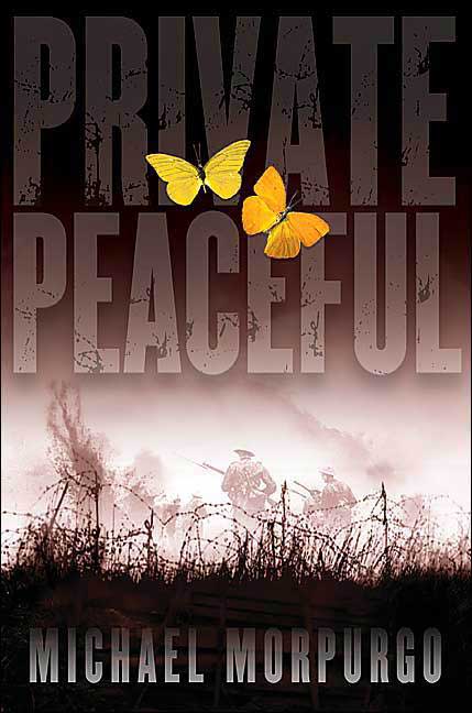 Private Peaceful, by Michael Morpurgo.
                              
                              
                              
                              A soldier recounts his life from the trenches of WWI, eventually shifting into the present tense and encountering the realities of battle.
                              
                              
                              
                              Buy now: Private Peaceful