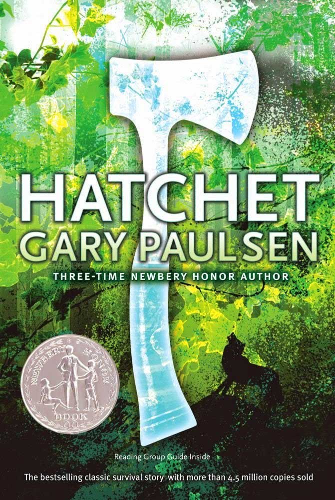 Hatchet, by Gary Paulsen.
                              
                              
                              
                              After his single-engine plane crashes in the Canadian wilderness, 13-year-old Brian Robeson must survive with the hatchet gifted to him by his mother.
                              
                              
                              
                              Buy now: Hatchet