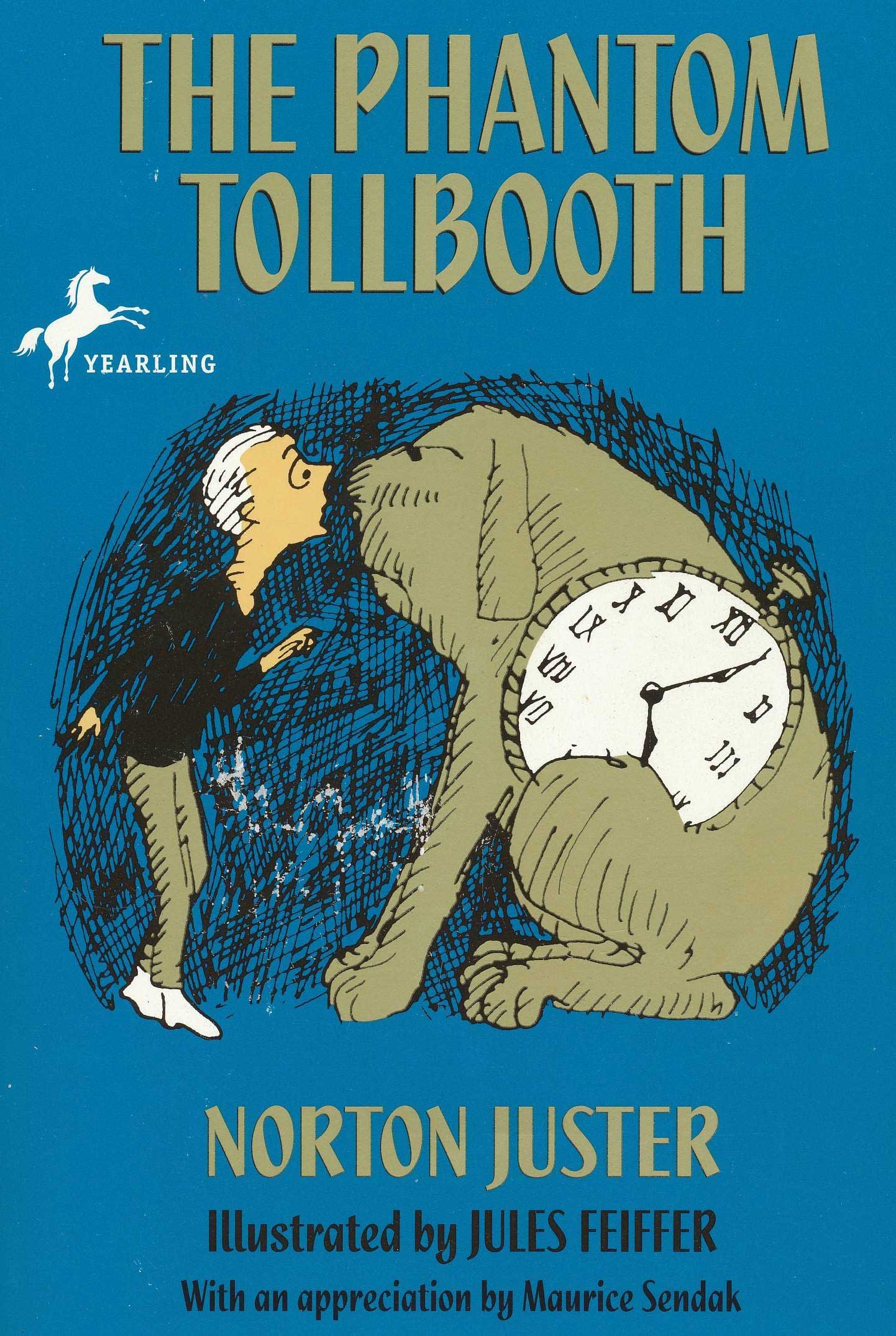 The Phantom Tollbooth, by Norton Juster. 
                              
                              
                              
                              In a witty, sharp fairy tale that illuminates language and mathematics through a picaresque story of adventure in the Kingdom of Wisdom, Jules Feiffer’s whimsical drawings do as much as Juster’s plain-language
                              interpolations of complex ideas to carry readers through Digitopolis and the Mountains of Ignorance.
                              
                              
                              
                              Buy now: The Phantom Tollbooth