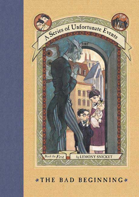 A Series of Unfortunate Events (series), by Lemony Snicket.
                              
                              
                              
                              Three orphan siblings attempt to escape and outwit an evil relative who is trying to steal their parents’ fortune.
                              
                              
                              
                              Buy now: A Series of Unfortunate Events (series)