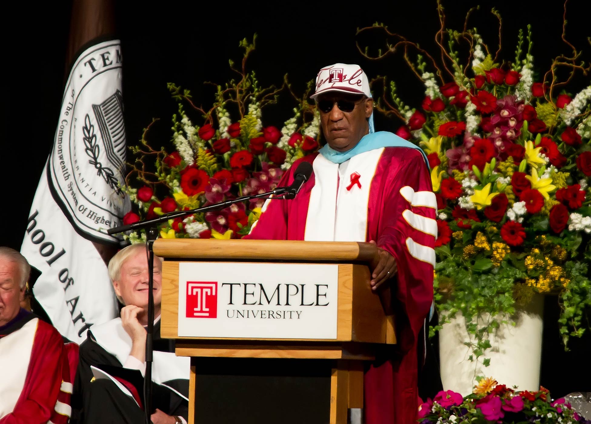 Bill Cosby attends the 2011 Temple University Commencement at the Liacouras Center on May 12, 2011 in Philadelphia, Pa. (Gilbert Carrasquillo—Getty Images)