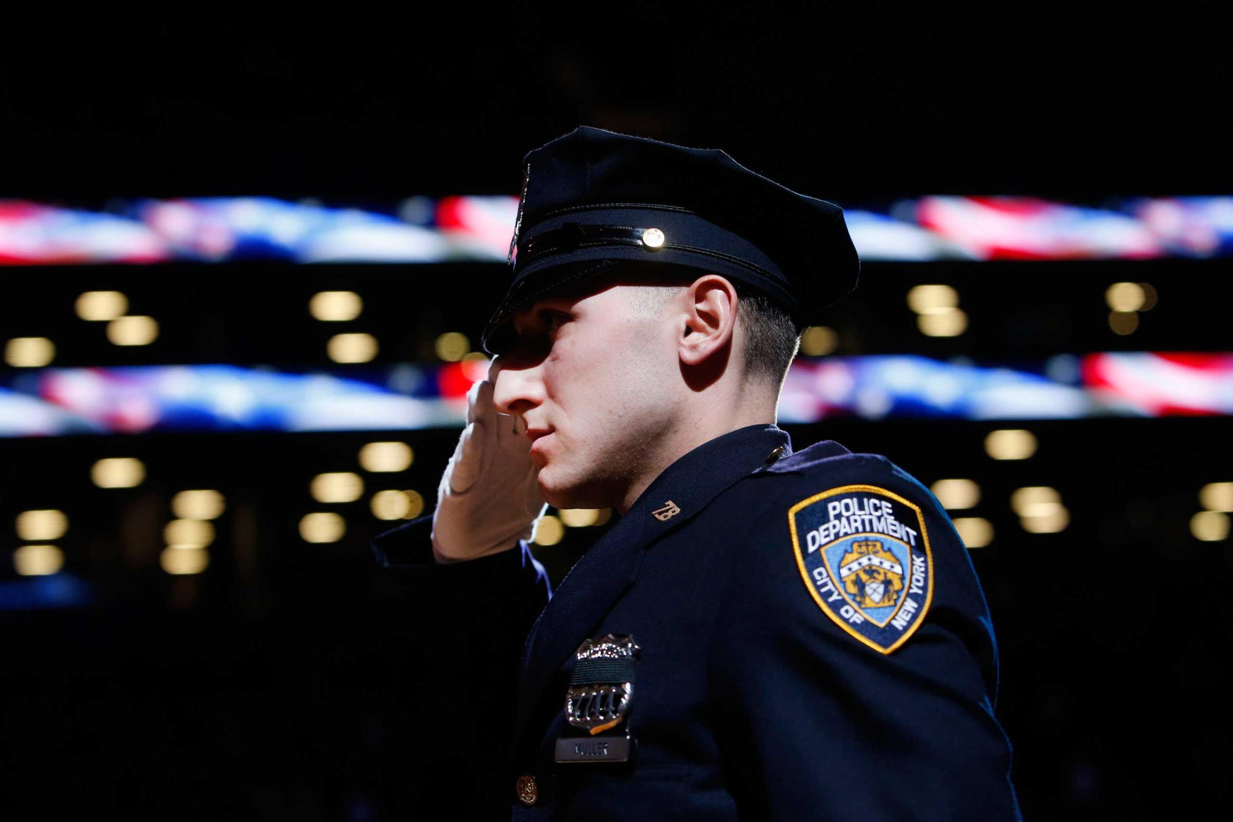 Pistons Nets Basketball NYPD Officers Shot