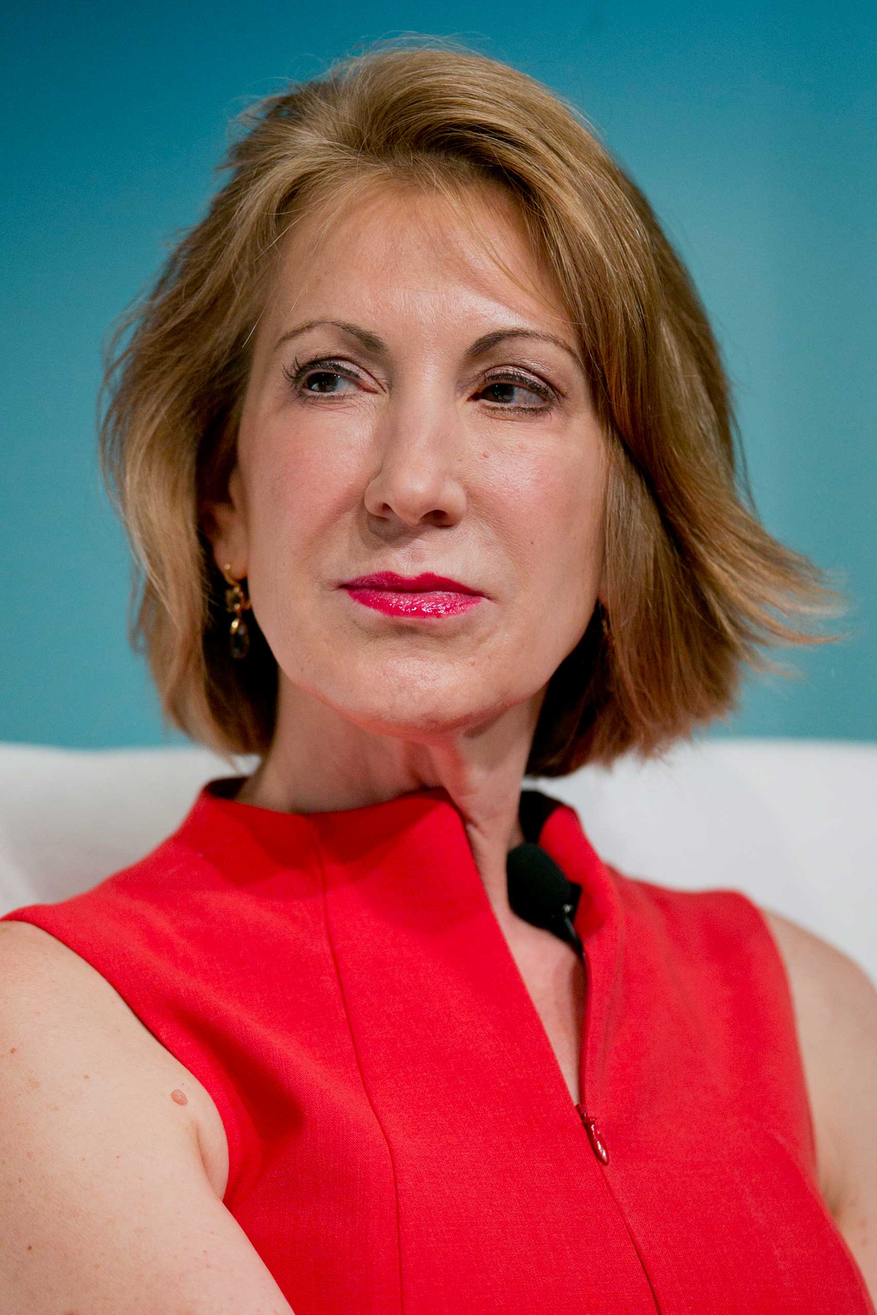 Carly Fiorina is the former CEO of Hewlitt-Packard and ran unsuccessfully for a Republican Senate seat from California in 2010. (Andrew Harrer—Bloomberg/Getty Images)