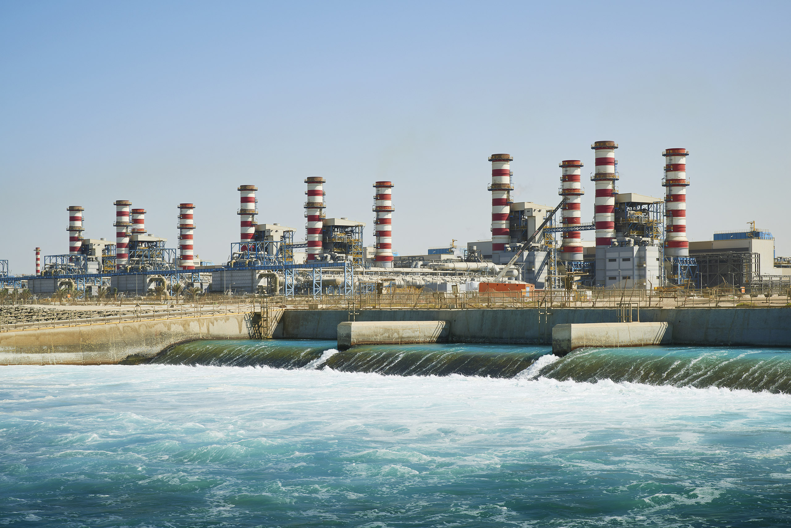 The Jebel Ali plant in the United Arab Emirates is the world’s biggest ­desalination facility (Photographs by Spencer Lowell for TIME)