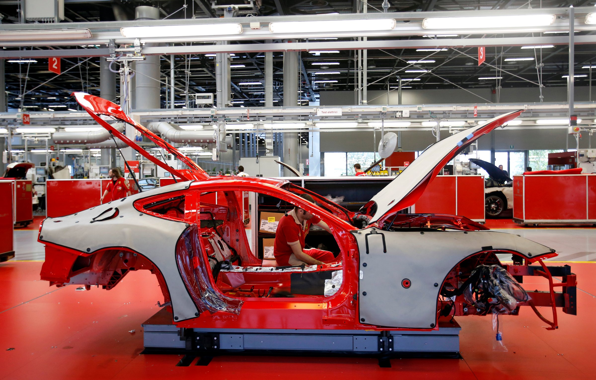 Ferrari SpA Chairman Montezemolo Interview And Auto Plant Tour