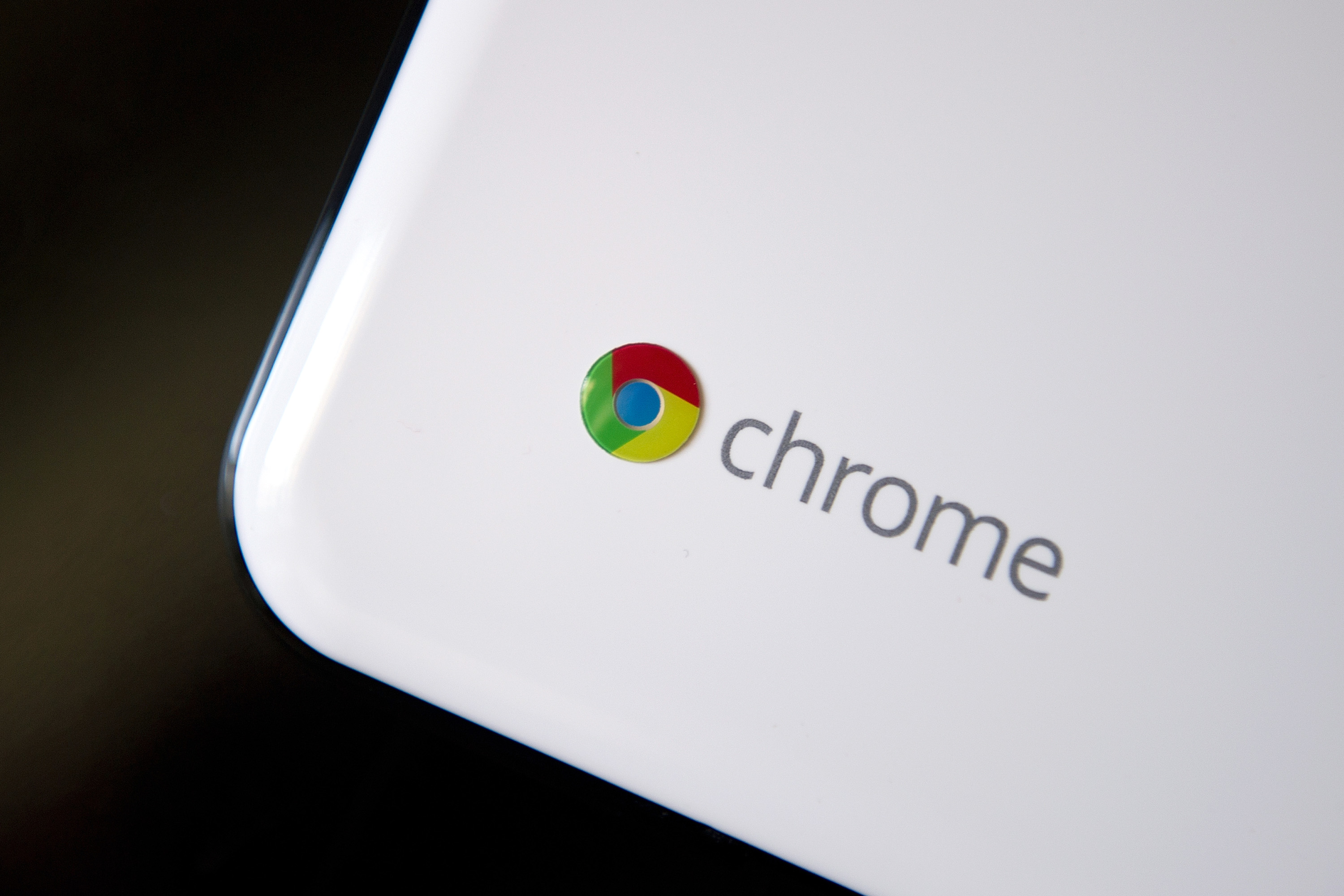 Google Inc. Chrome's logo is seen on a Chromebook in San Francisco, California, U.S., on Thursday, June 9, 2011. (Bloomberg&mdash;Bloomberg via Getty Images)