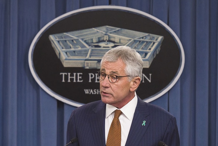 Defense Secretary Chuck Hagel releases the latest Pentagon sexual-assault report Thursday. (DoD Photo / Petty Officer 2nd Class Sean Hurt)