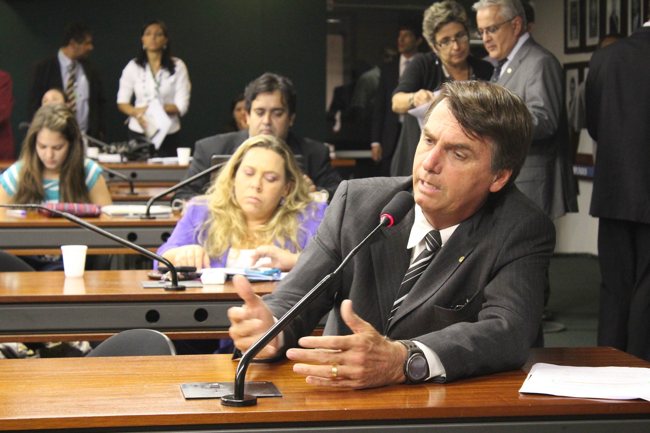 Brazilian Congressman Jair Bolsonaro seen in 2011 (Rogério Tomaz Jr./CDHM—Flickr Creative Commons)