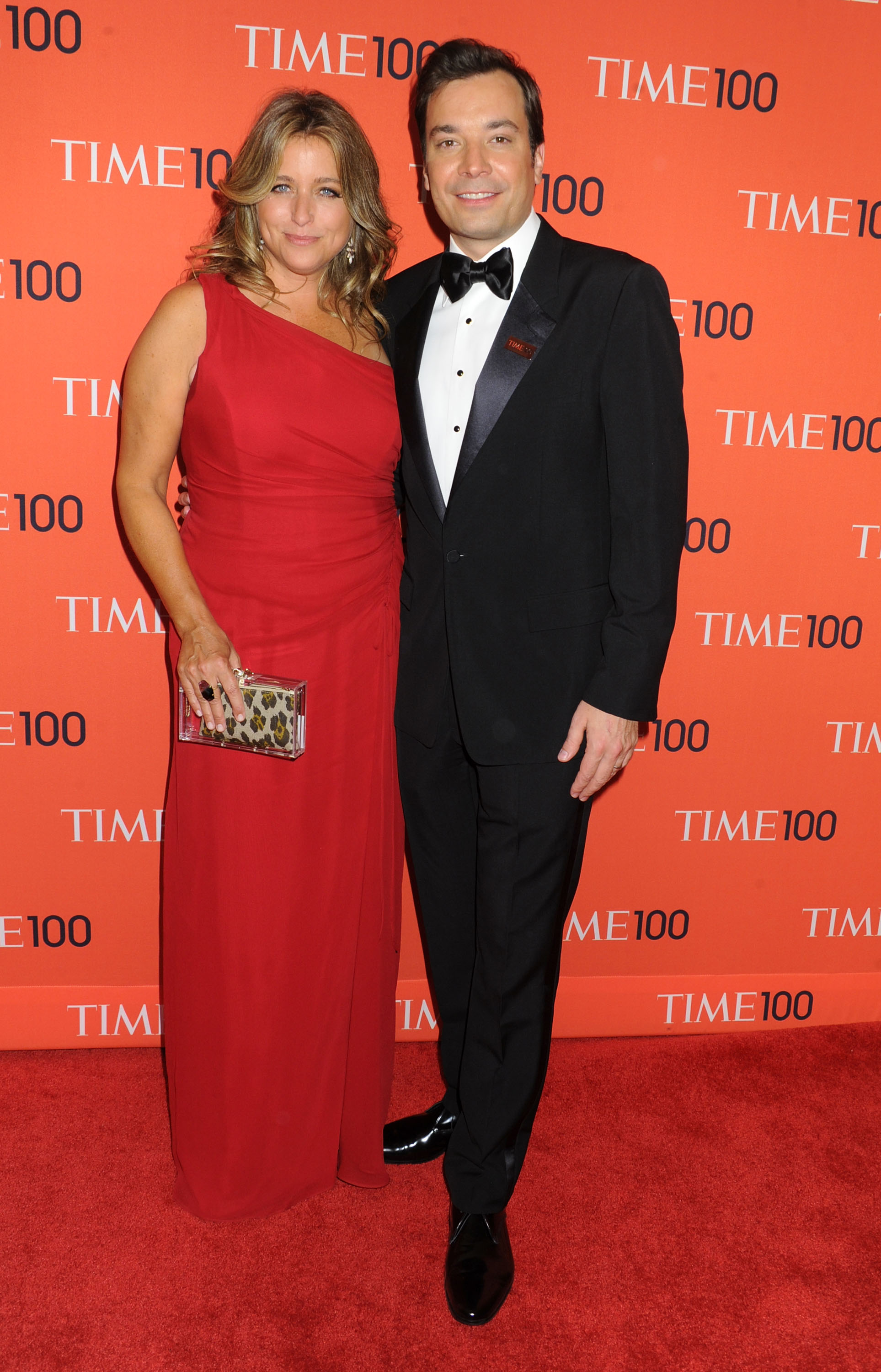 TV host Jimmy Fallon and Nancy Juvonen attend the 2013 Time 100 Gala at Frederick P. Rose Hall, Jazz at Lincoln Center on April 23, 2013 in New York City.