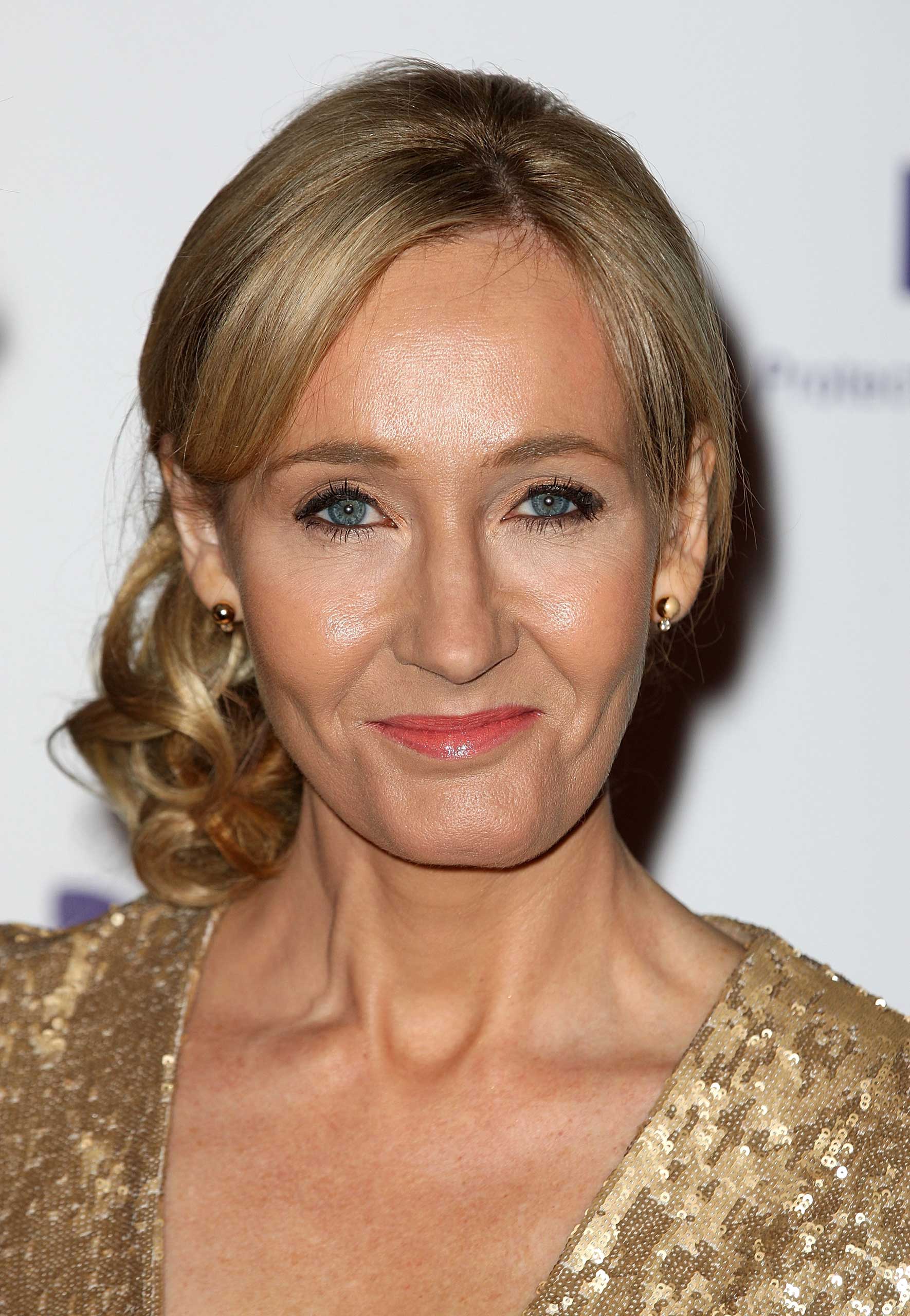 Joanne "JK" Rowling attends a charity evening hosted by herself to raise funds for 'Lumos' a charity helping to reunite children in care with their families in Eastern Europe at Warner Bros Studios in London on Nov. 9, 2013. (Danny E. Martindale—Getty Images)